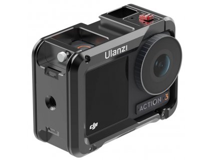 Montážní, ochranná hliníková klec Frame pro kameru DJI Osmo Action 3 / 4 - horizontal i vertical