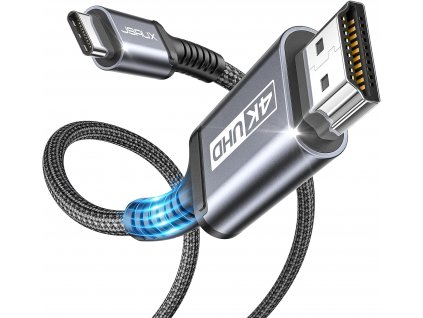 2m USB-C na HDMI kabel pro telefony, tablety, PC, Dex apod.