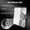 Výkonné LED měkké světlo 95W se stativem, softboxem i ovladačem pro foto i video 3