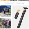 Stativ až 158cm se selfie tyčí, kulovou hlavou, dálkovým ovladačem pro telefon 4
