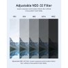 67mm variabilní otočný ND filtr ND2 ND32 VND 3