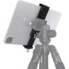 Hliníkový držák tabletu na stativ se sáňkami na mikrofon a arca swiss destičkou