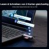 USB C 3.0 čtečka paměťových karet MicroSD a SDHC 4