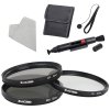 Sada 52mm filtrů UV, CPL a ND4 s čištěním a pouzdrem 9
