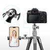 Hliníkový stativ na mobil ALL IN ONE s kulovou hlavou, sáňkami pro mikrofon, světlo 26 150cm 3