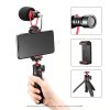 Vlogovací set směrového mikrofonu, selfie tyče se stativem a držáku telefonu 2