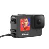 Dvířka pro GoPro Hero 9 se sáňkami, závitem a odkrytým konektorem 6