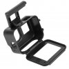 Plastový rámeček, klec pro GoPro Hero 8 s bočními sáňkami pro světlo 3