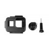 Plastový rámeček, klec pro GoPro Hero 8 s bočními sáňkami pro světlo 5