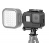 Plastový rámeček, klec pro GoPro Hero 8 s bočními sáňkami pro světlo 1