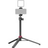 Vlogovací tripod MT-44 stativ, trojnožka selfie tyč až 147cm na kameru i mobil - černý