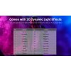 AKU RGB LED trubice 50cm dobíjecí přes USB-C, 20 efektů, 2600mAh