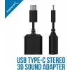 USB C audio adaptér pro sluchátka i TRS mikrofon 2
