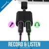 USB C audio adaptér pro sluchátka i TRS mikrofon 4