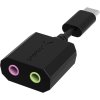 USB C audio adaptér pro sluchátka i TRS mikrofon 1
