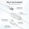 Nejlepší LINK kabel 5m USB USB C 3.1 pro META Quest 3, 3S a 2 hraní PCVR her VČETNĚ NABÍJENÍ 18W 6
