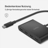 BELKIN USB-C rozbočovač, HUB 100W pro mikrofon, externí disk, napájení pro iPhone 15, Samsung, iPad apod.