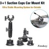 Montážní set pro kamery Insta360 na auto - sada 4 přísavek na sklo nebo lak