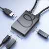 Ulanzi H1 USB-C rozbočovač 4-in-1 media HUB - pro iPhone, PC, Android (MIC+SSD a nabíjení zároveň…)