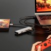 USB-C Multifunkční capture card - převod HDMI do telefonu, telefon jako webkamera, Nintedo SWITCH na TV