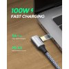 2m prodlužovací kabel USB C 3.2 10Gbps 100W 4K60 3