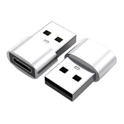 2910 redukcia usb a usb c strieborna