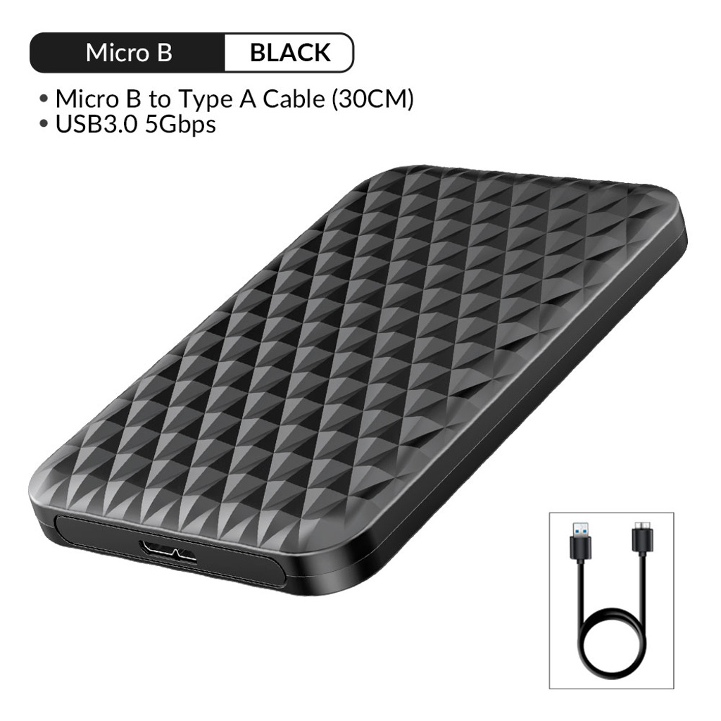 Box na HDD 2,5" Orico čierny