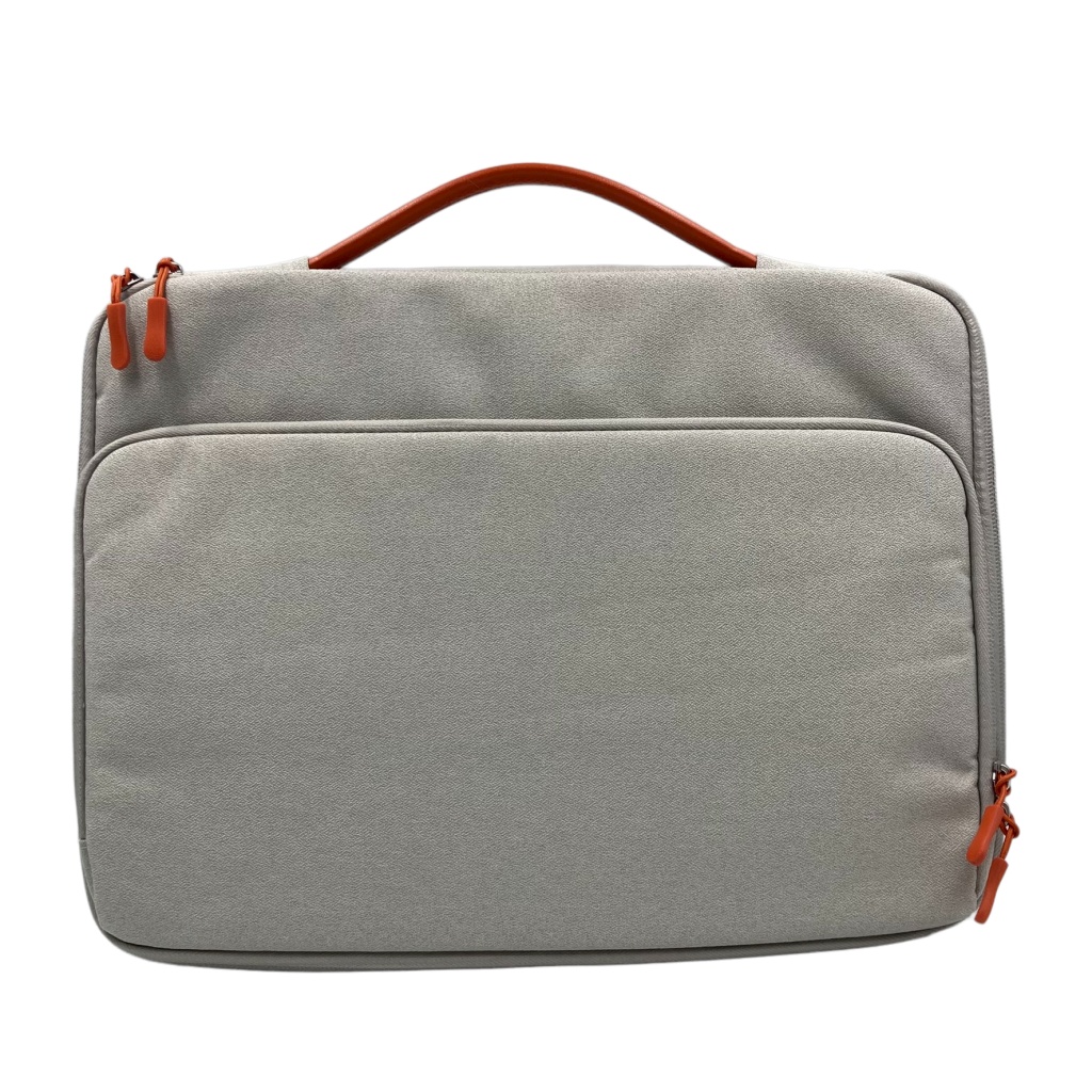 Taška na Notebook a MacBook so zipsom do veľkosti 15" sivá