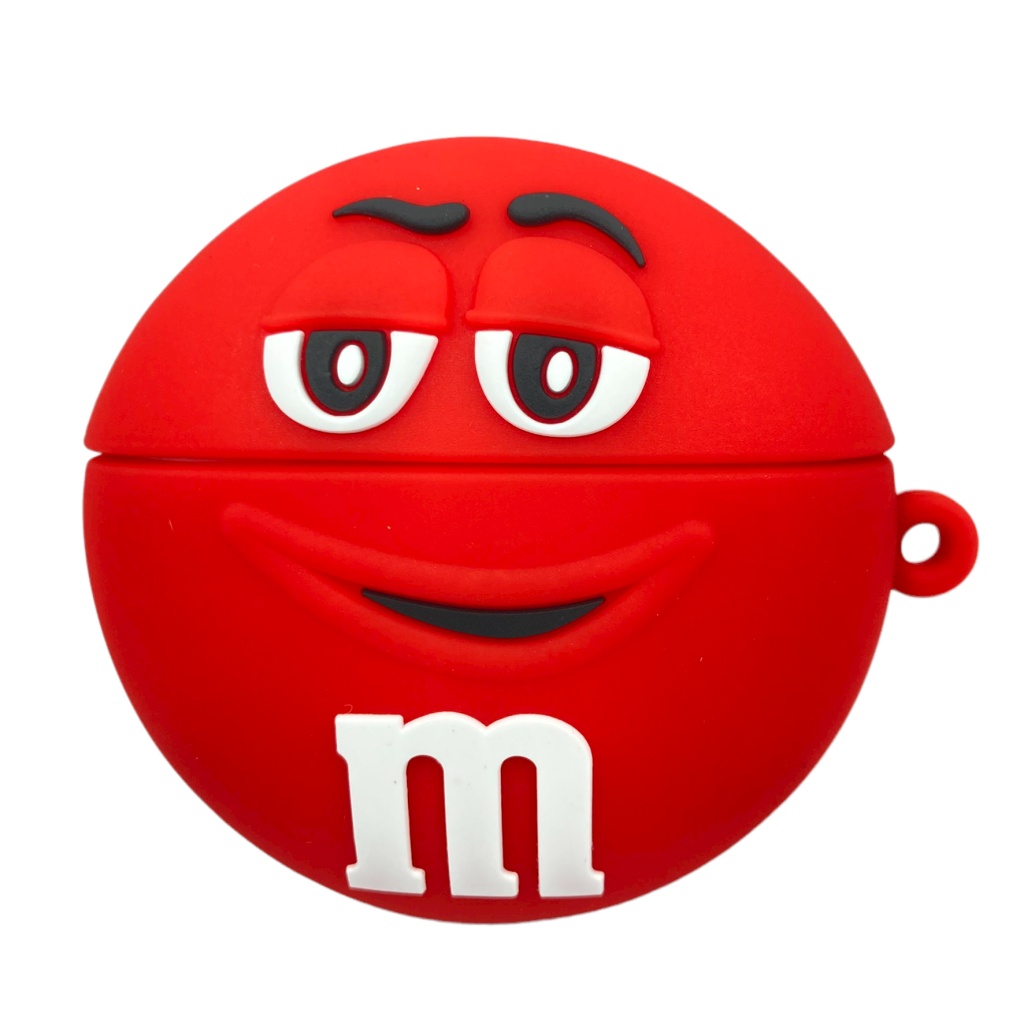 Obal na AirPods 1 / 2 M&M červený