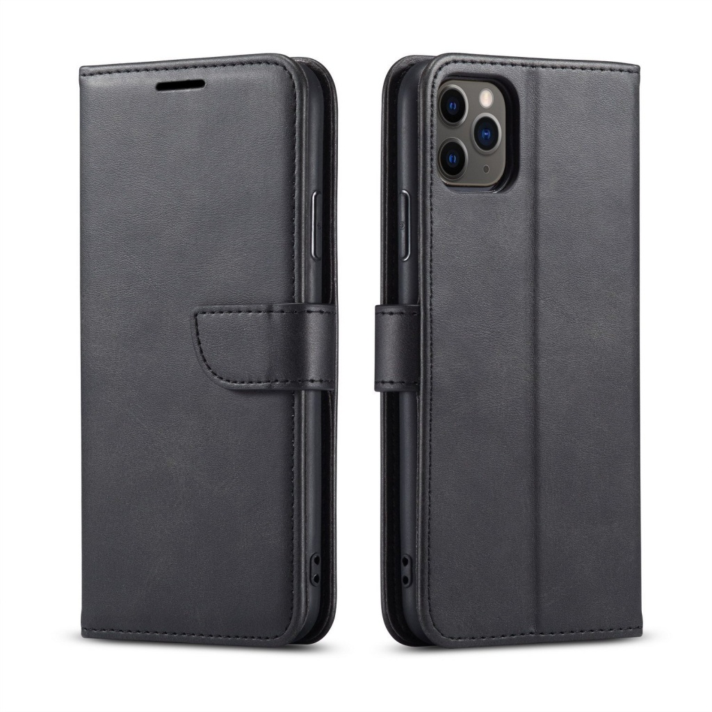 Kryt na iPhone 12 Mini Blaise knižkový - čierny
