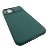 1704 4 kryt na iphone 11 silikonovy s ochranou kamery zeleny