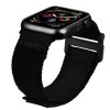 2604 3 remienok na apple watch 42mm 44mm 45mm nylonovy cierny