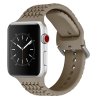 2649 remienok na apple watch 42mm 44mm 45mm silikonovy hnedy
