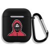 4476 obal na airpods 1 2 squid game trojuholnik cierny