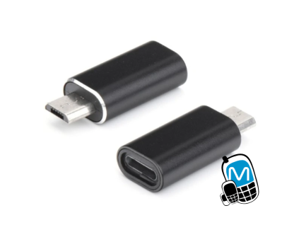 Adaptér MicroUSB (M) do Lightning (F) čierny