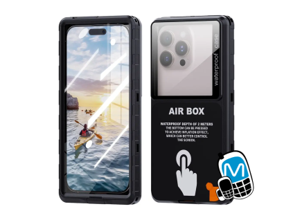 Vodotesný kryt Shellbox Airbox Max 6,9" , čierny