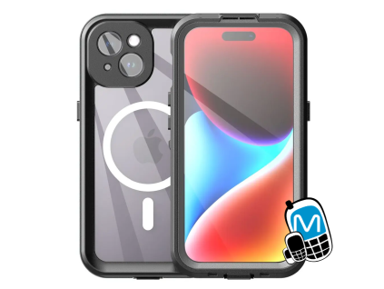 Vodotesný kryt Shellbox Dot na Apple iPhone 15, čierny