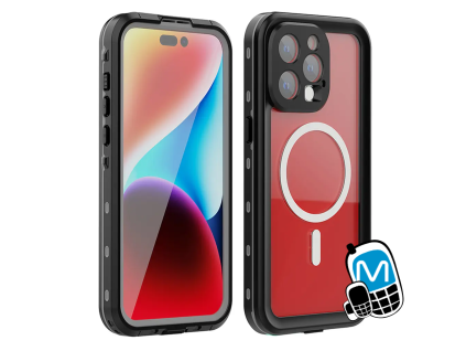 Vodotesný kryt Shellbox Dot na Apple iPhone 15 Pro Max, čierny