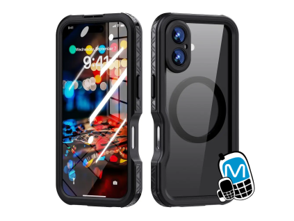 Vodotesný kryt Shellbox na Apple iPhone 16, čierny