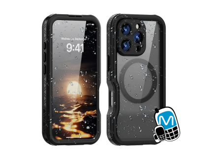 Vodotesný kryt Shellbox na Apple iPhone 16 Pro, čierny