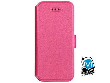 Apple iPhone 7+/8+ ruzovy FLEXI BOOK GLITER