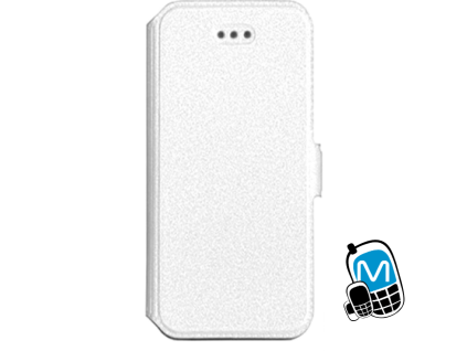Samsung S6 Edge+ biely FLEXI BOOK GLITER