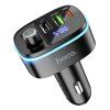 Bluetooth Transmiter do auta HOCO 2 x USB A + USB C QC3.0 PD 20W E62, čierny
