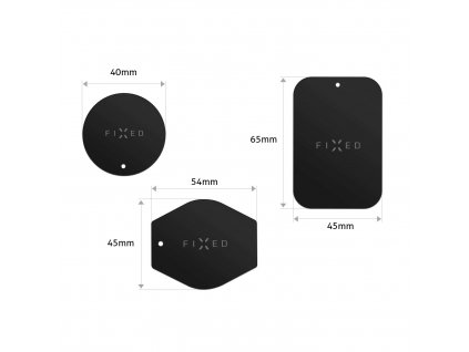 FIXED Icon Plates, black
