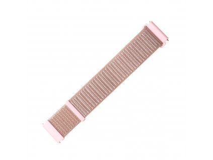 FIXED Nylon Strap for Smartwatch 20mm wide, rose gold