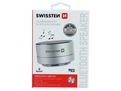 BLUETOOTH SPEAKER SWISSTEN i-METAL SILVER