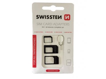 SWISSTEN SIM ADAPTER 4in1