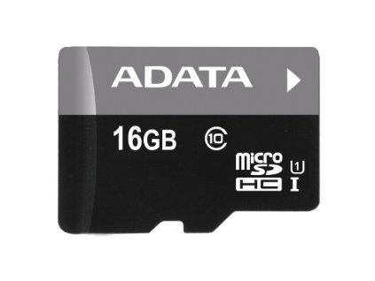 Adata/micro SDHC/16GB/50MBps/UHS-I U1 / Class 10/+ Adaptér