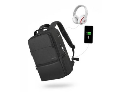 SWISSTEN LAPTOP BACKPACK 15,6" BLACK