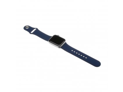 FIXED Silicone Strap Set for Apple Watch 42/44/45 mm, blue